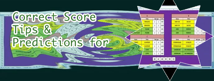 Correct score weekend prediction